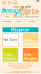 Mobile Screenshot of hotelorangemarine-arcachon.com